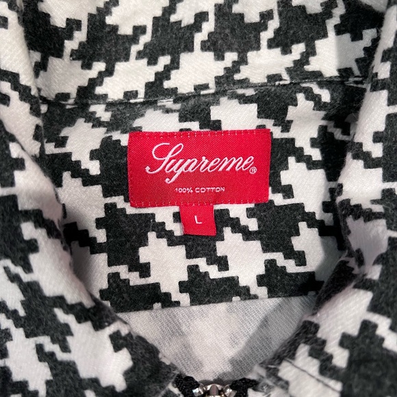 Supreme Houndstooth Shirt Jacket - Picture 3 of 4